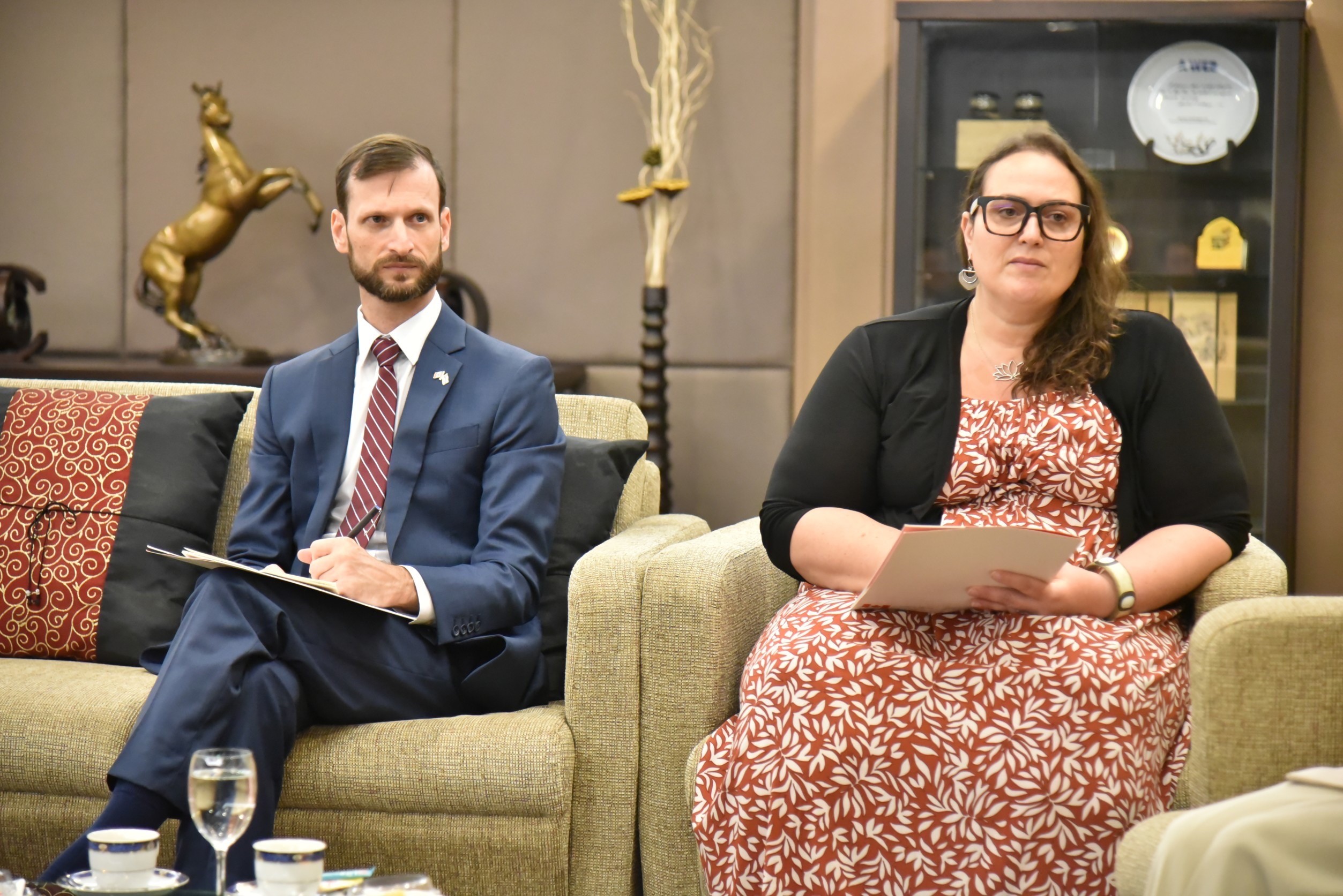 A Courtesy Call by the Canadian Ambassador to the Chairman of the ...